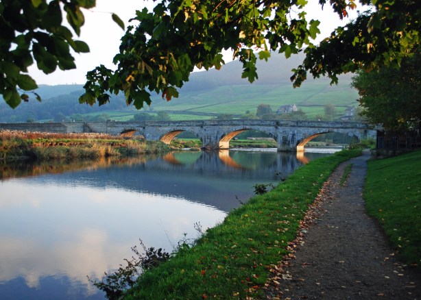 bridge over the river wharfe, burnsall