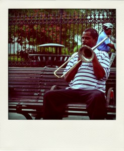 trombone player