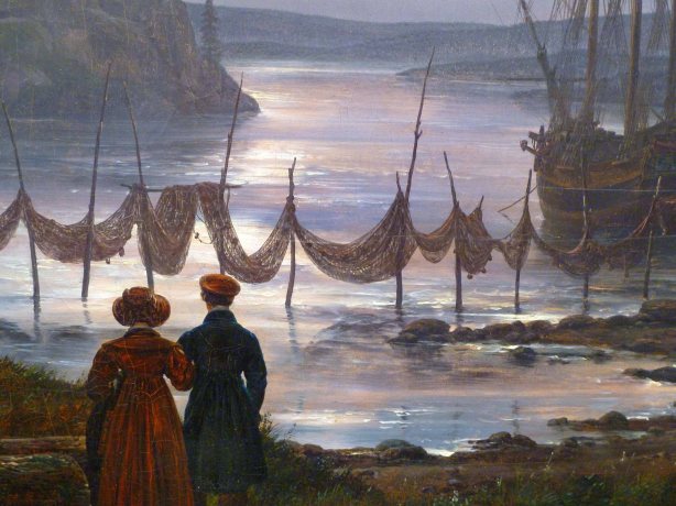 View from Vaekero near Christiania (detail) – Johan Christian Dahl